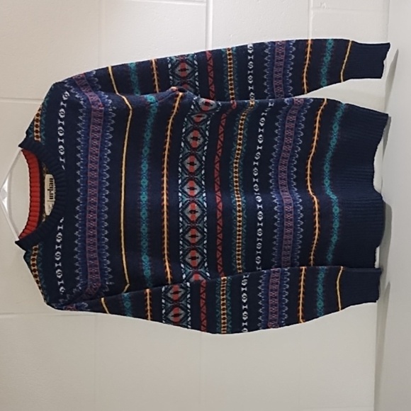 Vintage Urban Pipeline Snowboard Wool Blend Crewneck Nordic Sweater Medium - Picture 10 of 10